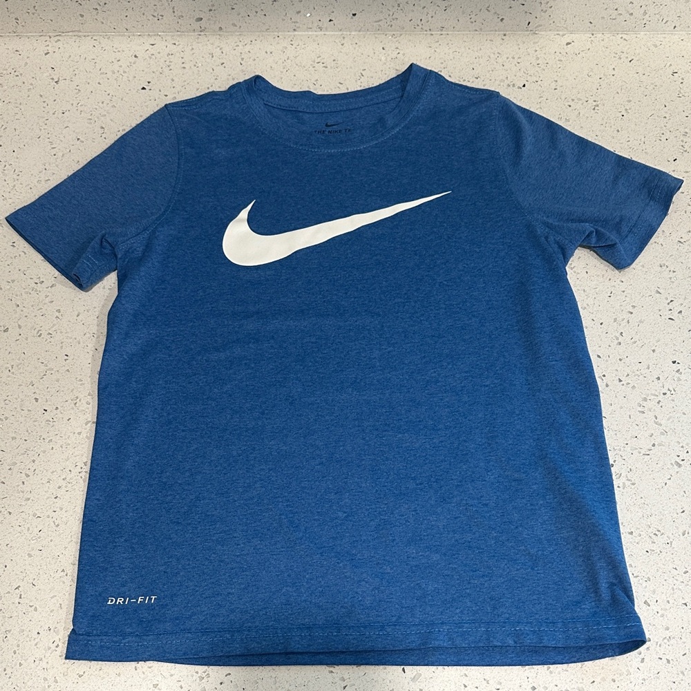 Nike Kids Blue Short Sleeve Dry Fit
